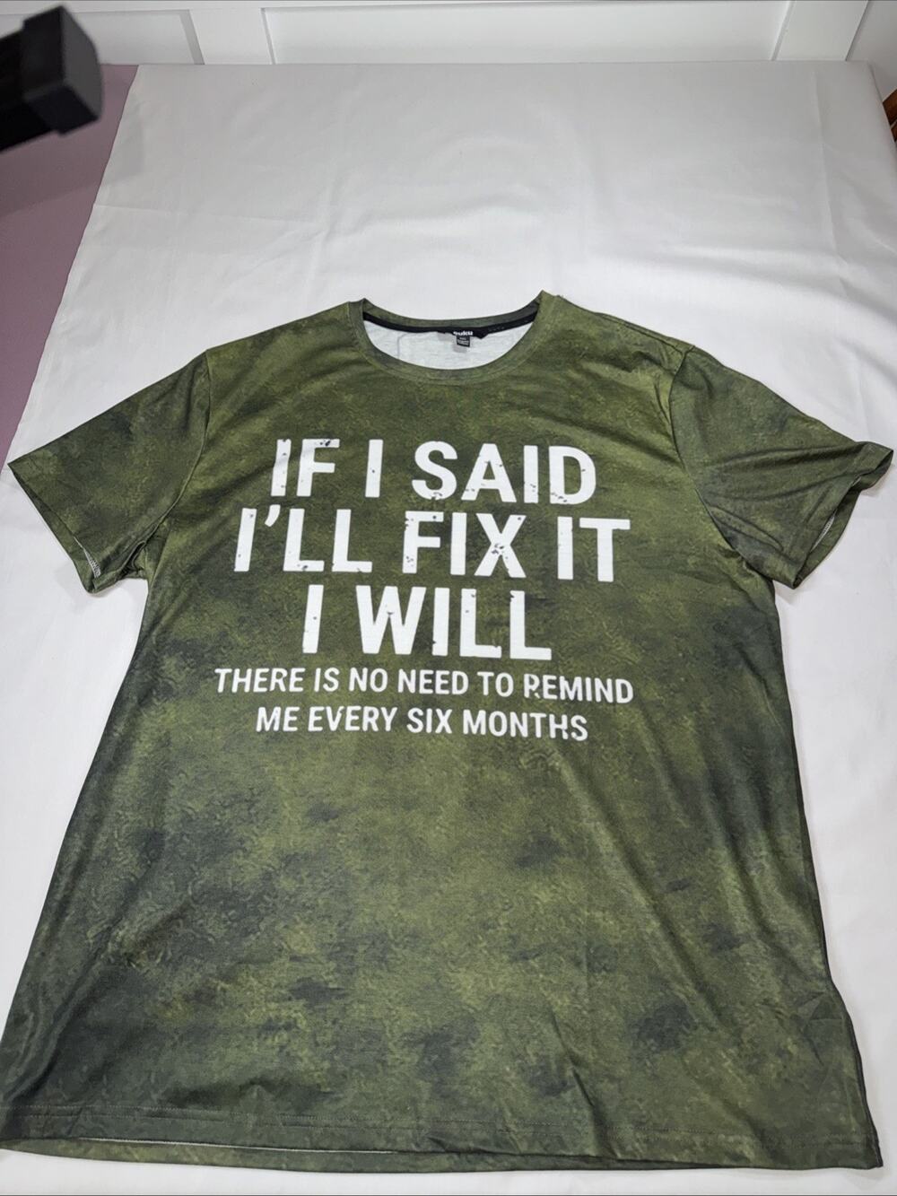 Ouku Men’s Graphic Tee Size XXL Humor Shirt Lightweight